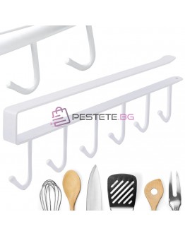 Кухненска закачалка за прибори с 6 куки